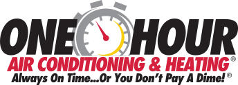 One Hour Heating & AC Repair Service Company Logo Serving the Dallas, Plano, Allen, TX areas