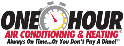 One Hour Heating & AC repair service company logo Frisco, TX