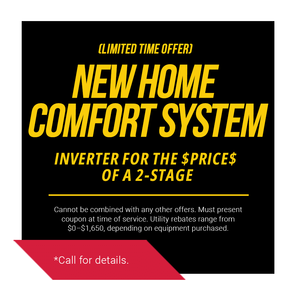 Coupon for New Home Comfort System | | Heating & AC Repair Company Carrollton, TX