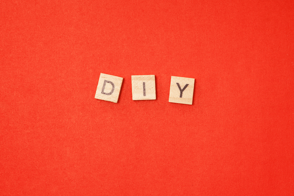 the word DIY on wooden blocks with a red background carrollton tx allen tx