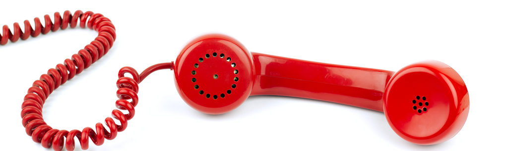Red phone with a cord | When to call a professional for AC Repairs in Carrollton, TX