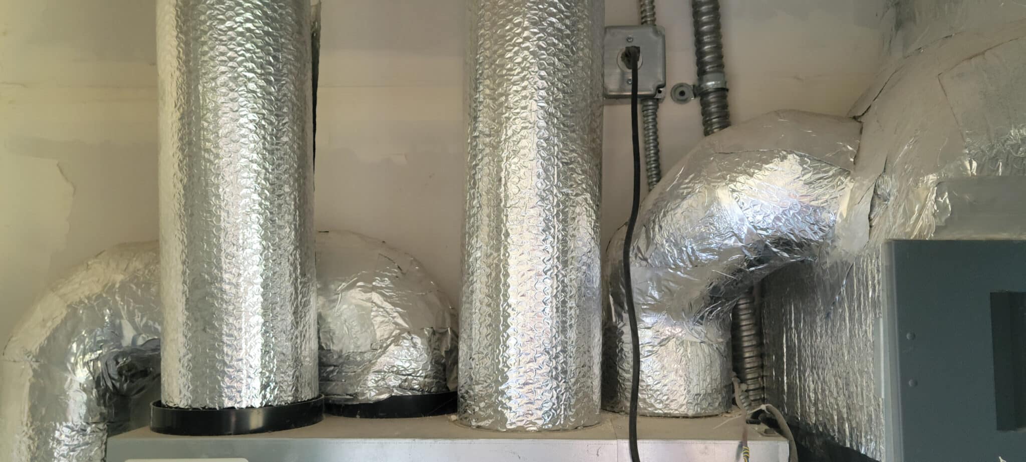 HVAC system sizing, Insulate Ductwork.
