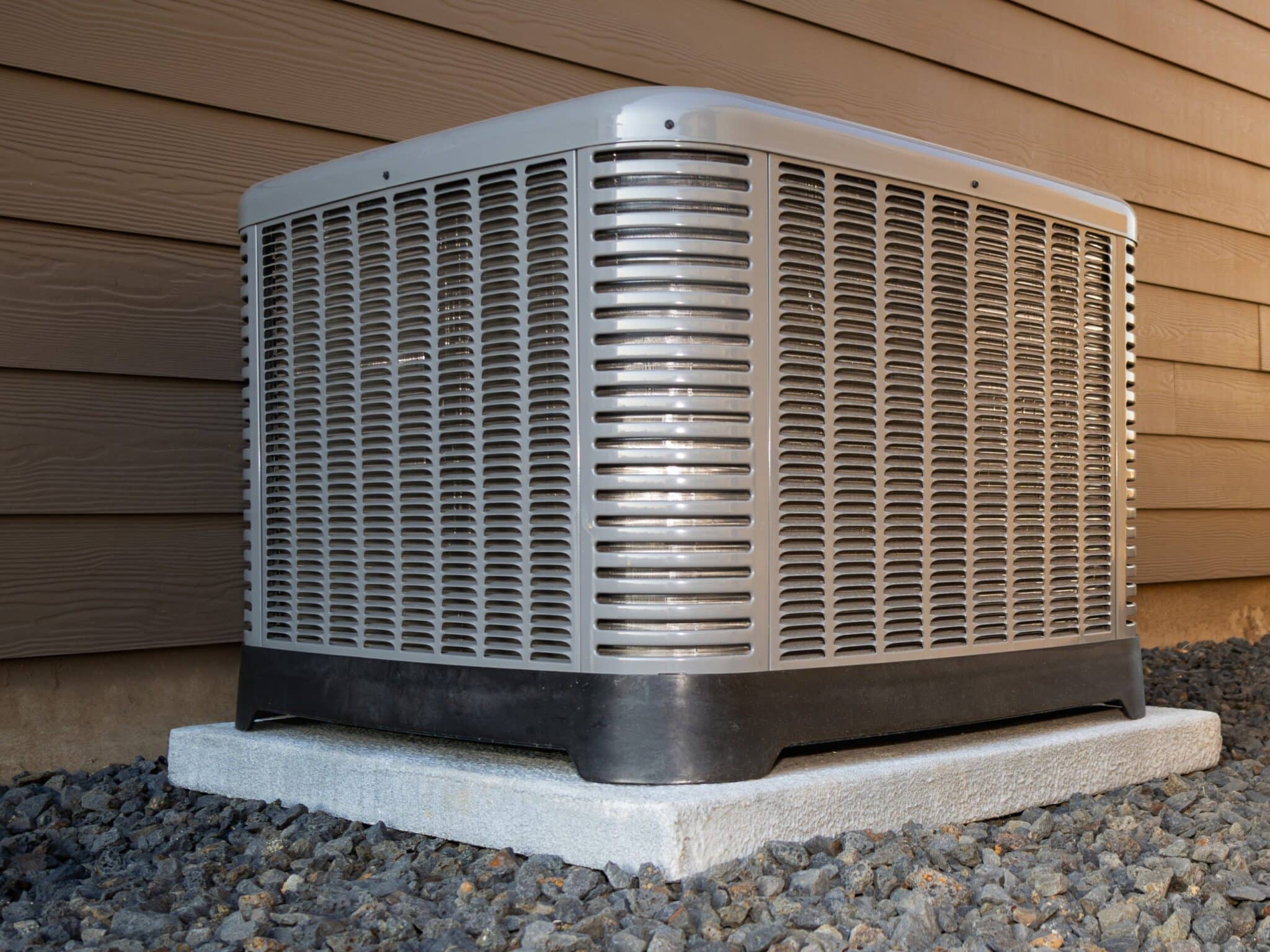 Clear the Area Around the Unit, HVAC.