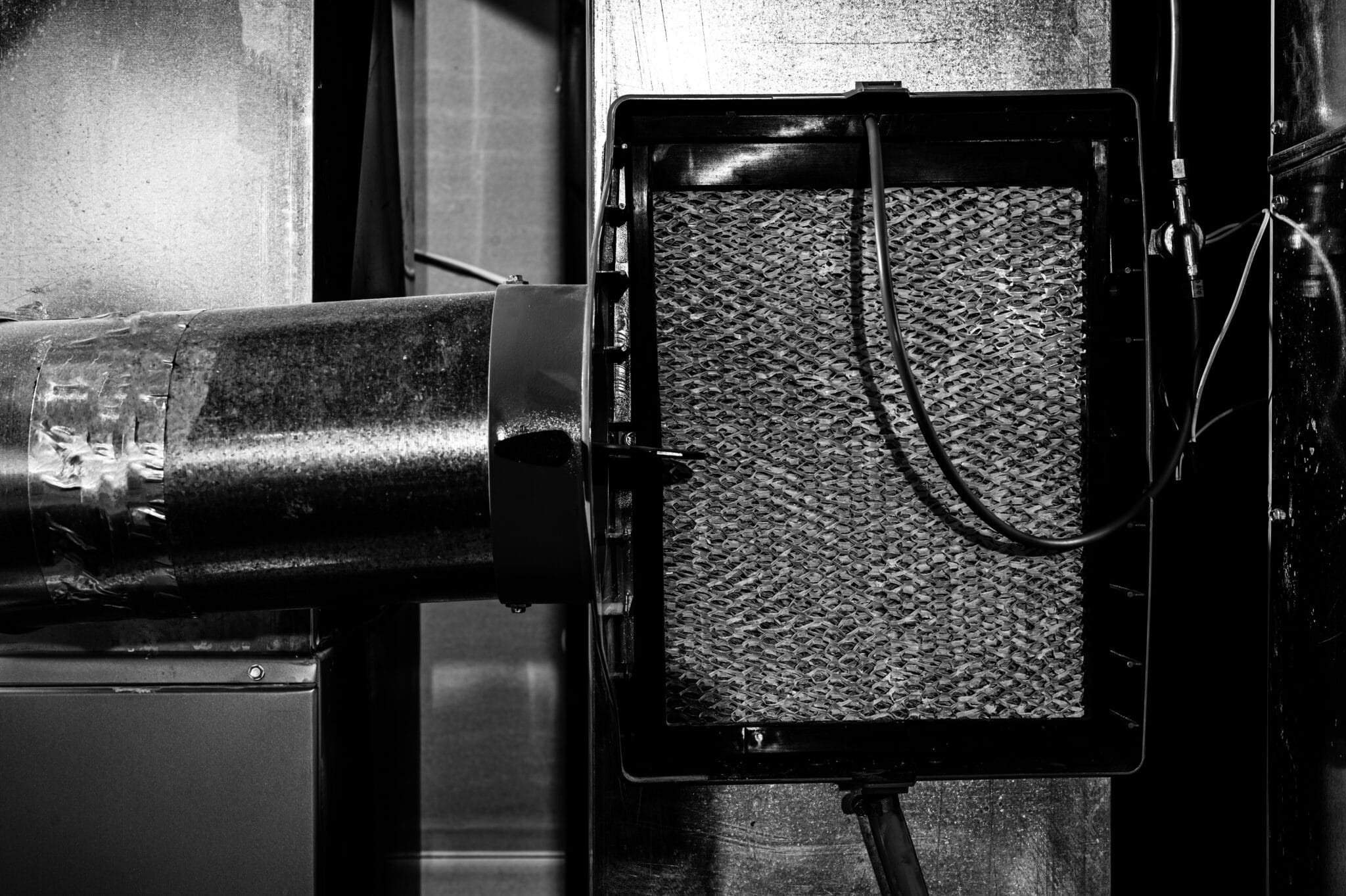 Humidifier used in colder climate areas to increase indoor humidity for comfort, HVAC Solutions.