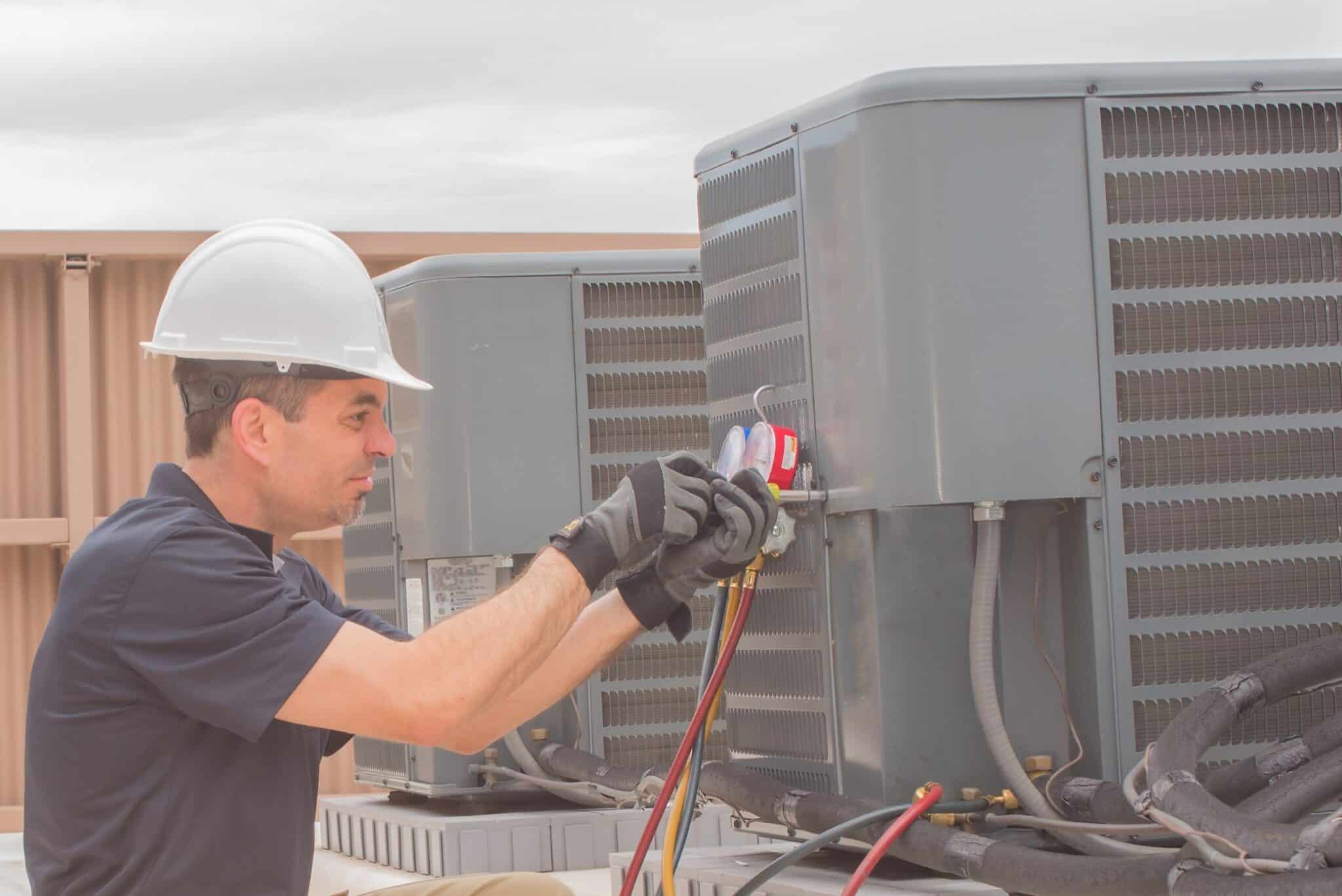 Professional air conditioner Installation.