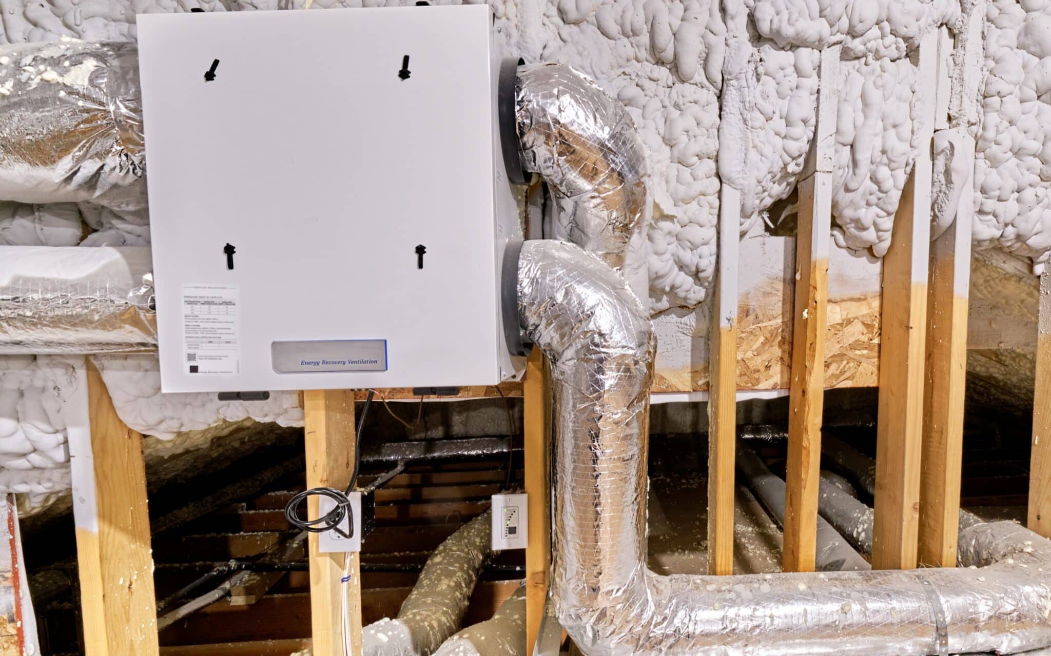 Energy recovery ventilator, Whole Home Ventilation Systems.